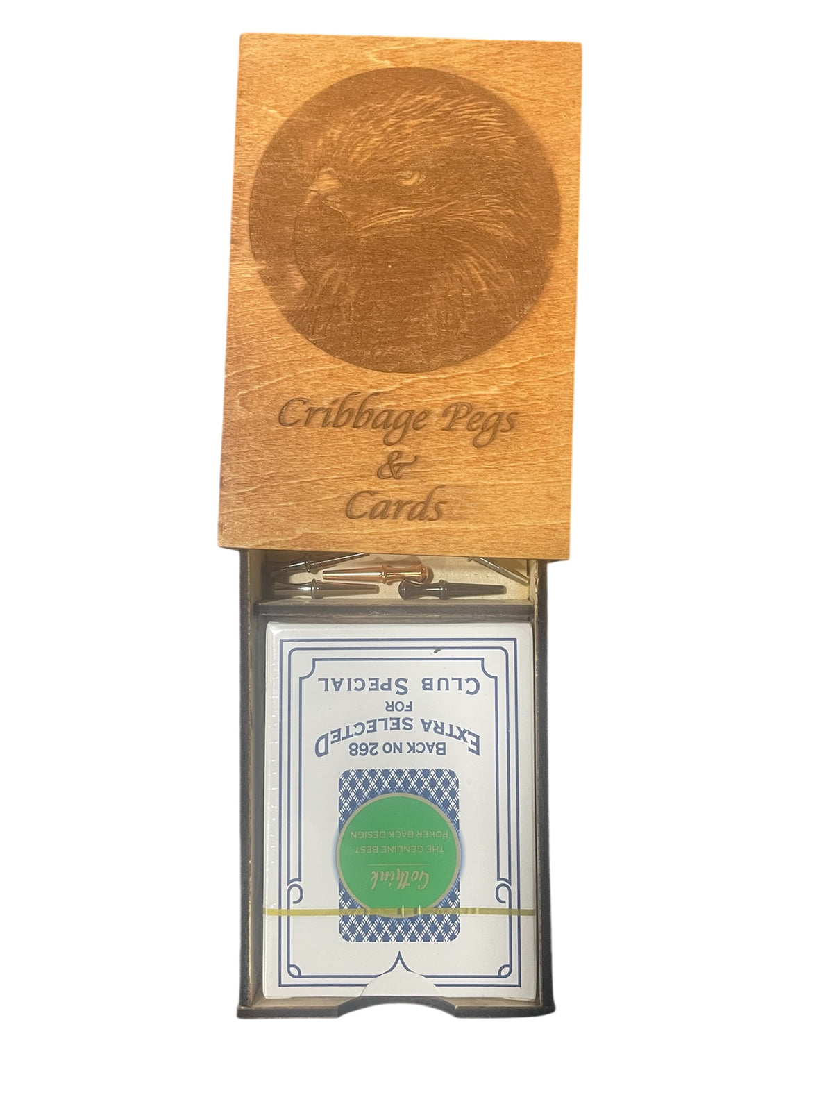 United States Flag Cribbage Board